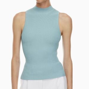 Aritzia babaton sculpt knit mock neck tank size 2xs